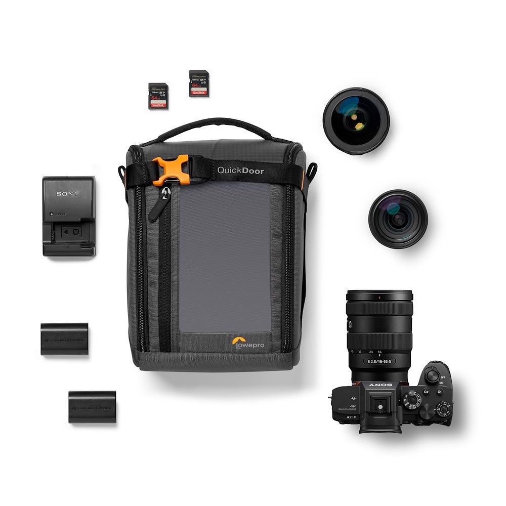 Lowepro GearUp Creator Box L II (GRL) Kameratasche – Grau – für Sony 7, OM-D E-M10, Canon EOS M5 und andere