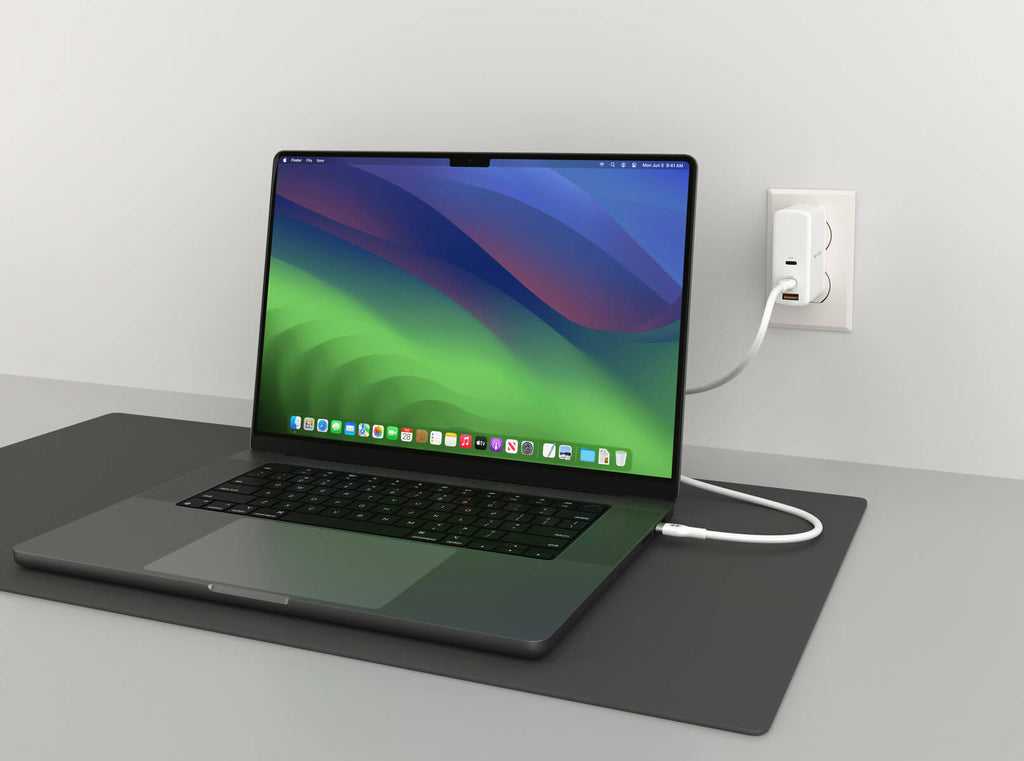 HYPER USB-C auf USB-C Kabel – USB 2.0 (480 Mbit/s) – 1 m – PD 240 W – Silikon – Weiss