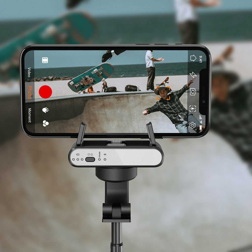 Hohem iSteady Q – Foto-/Video-Griff – motorisiert, faltbar – für Smartphones – Akku 460 mAh, 3 h – Schwarz