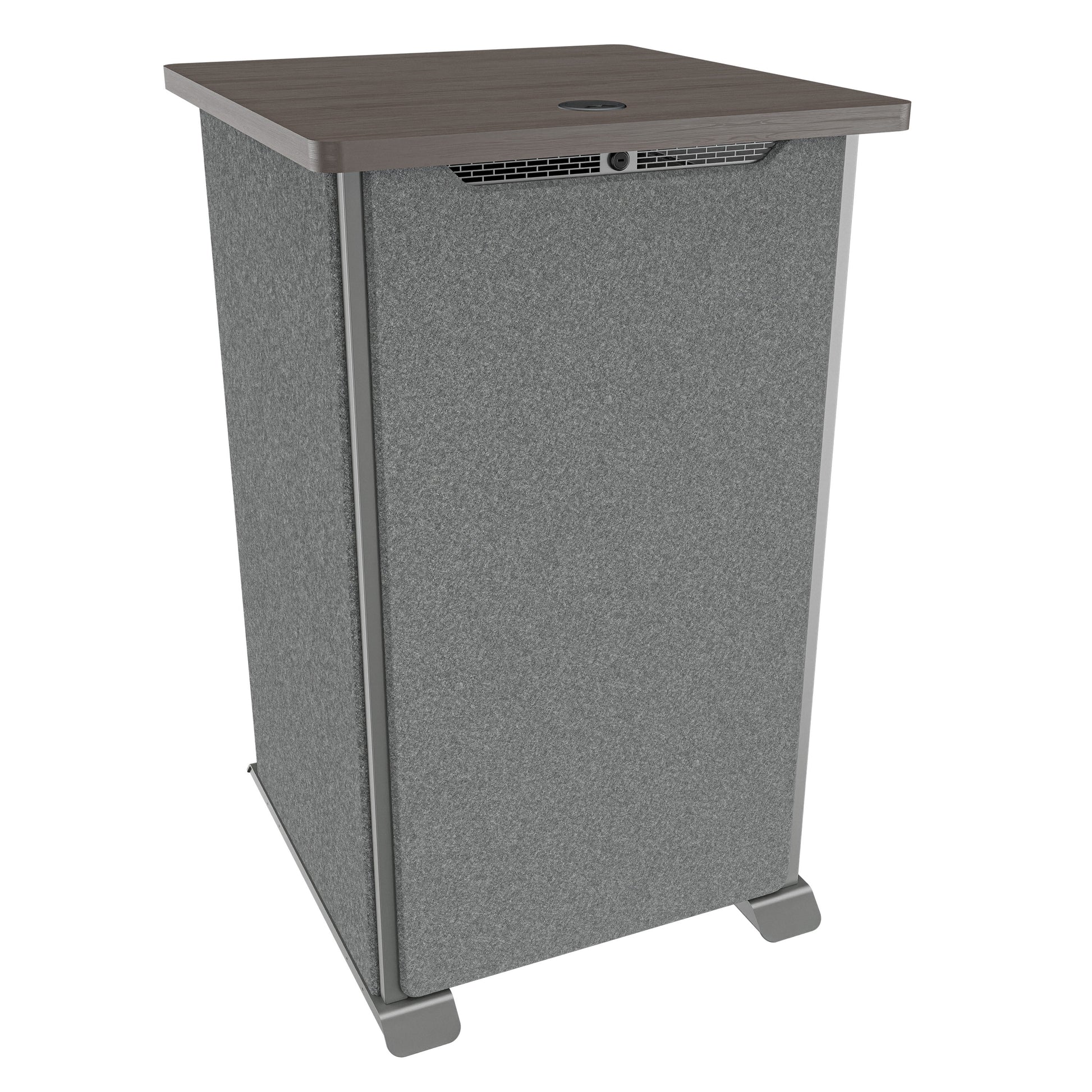 Middle Atlantic FMR-2027A3GC – Freistehendes Gestell, 20U, 136,1 kg Traglast, Anthrazit/Grau, aktiv, 2 Lüfter