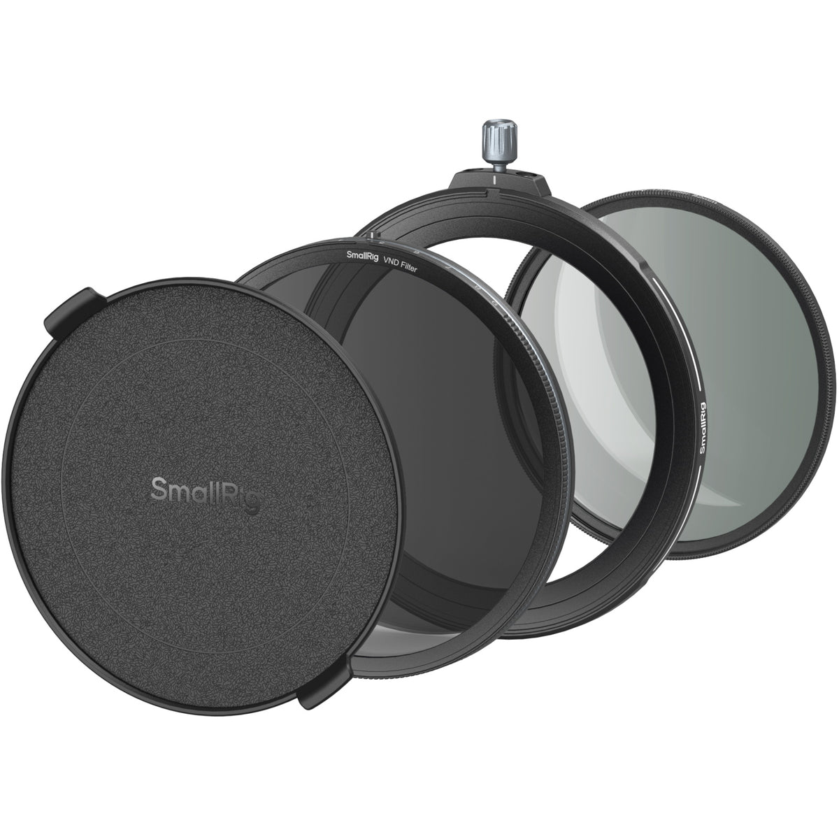 SmallRig 4781 Filterset 82 mm – UV & VND, 2-Filter, Aluminium/Glas, Tasche – Schwarz
