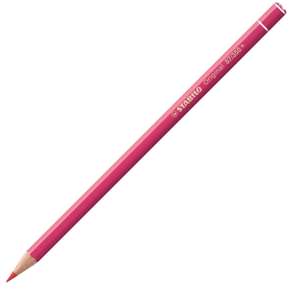 STABILO Buntstifte Original – Dünnkern, Minen‑Ø 2,5 mm, Einzelstift Krapprosa