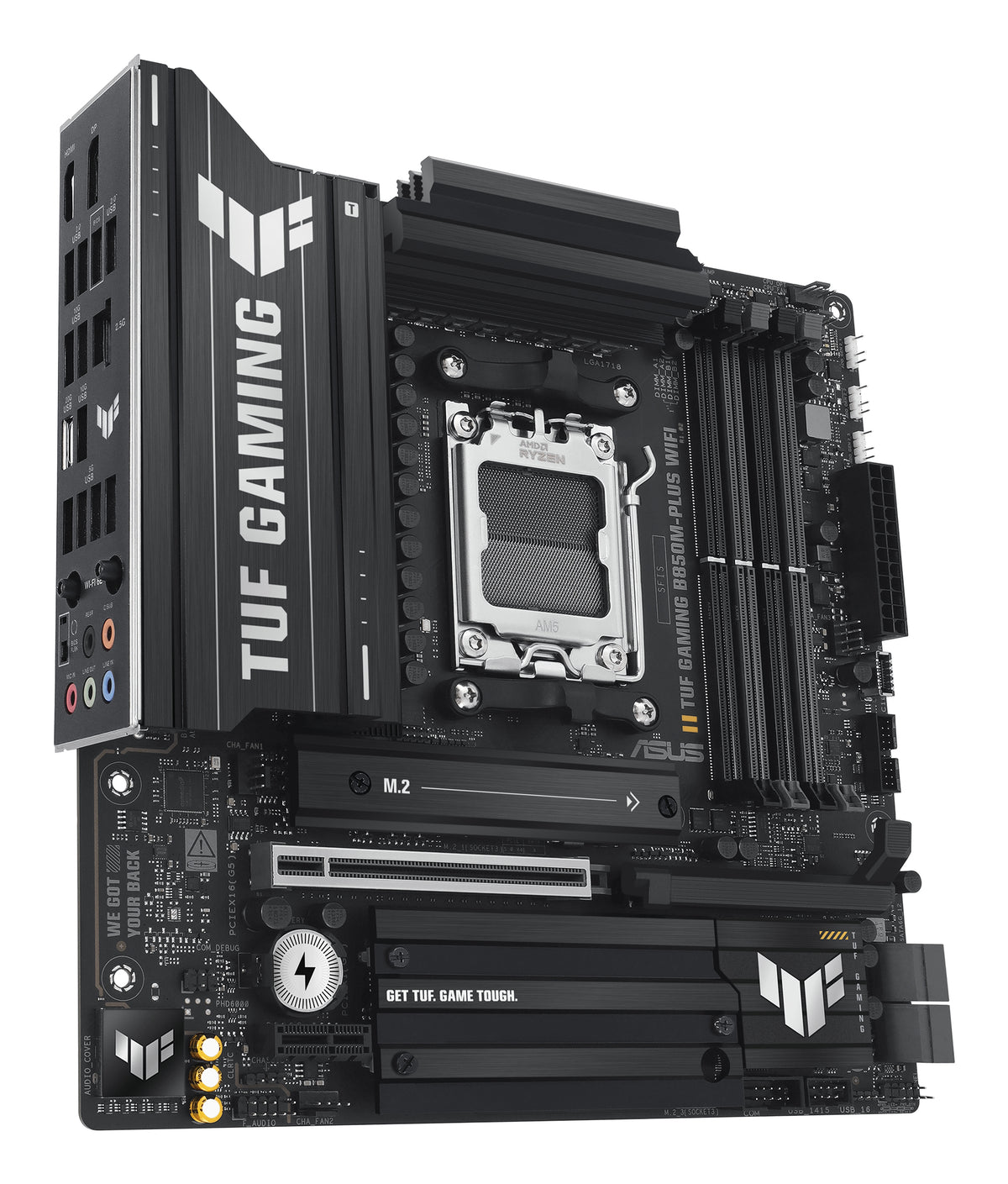 ASUS TUF GAMING B850M-PLUS WIFI – Mainboard – Sockel AM5, AMD B850, mATX, DDR5