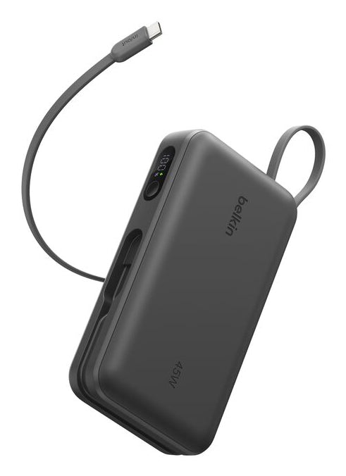 Belkin UltraCharge Powerbank 20'000 mAh – 45 W PD, 1× USB-C, 1× USB-A, schwarz
