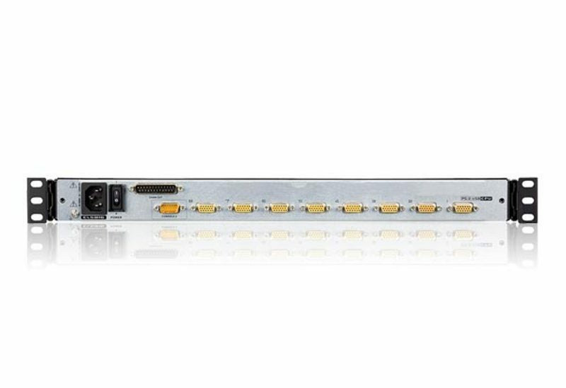 ATEN CL5808N – 19" Rack-LCD-Konsole – 1280 × 1024/75 Hz, 8-Port KVM, UK-Tastatur – 1U