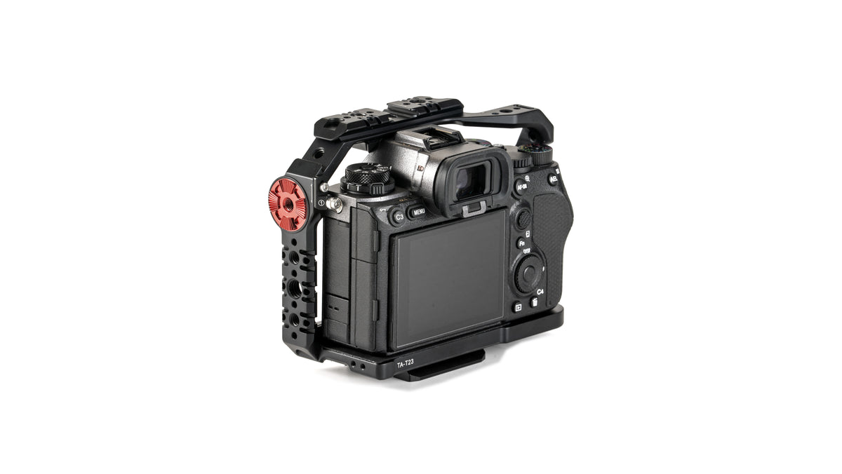 Tilta TA-T23-FCC-B Kamera-Cage – Aluminium, 148 × 66 × 113 mm – für Sony a1, a7S III, a7R III und andere – Schwarz