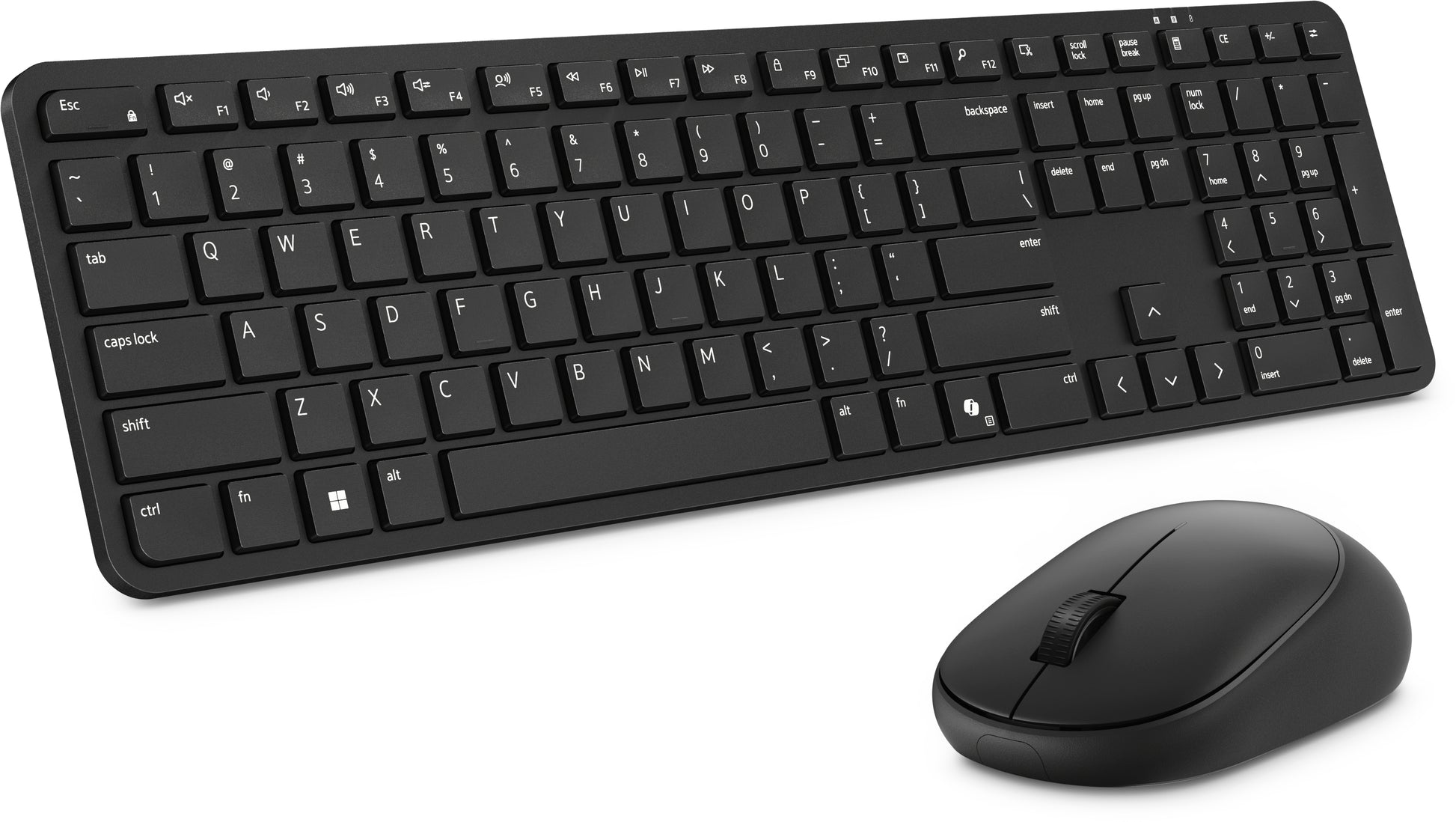 DELL Pro 5 – Tastatur- und Maus-Set – 2,4 GHz USB-A (Empfänger) – QWERTZ (CZ/SK) – Schwarz