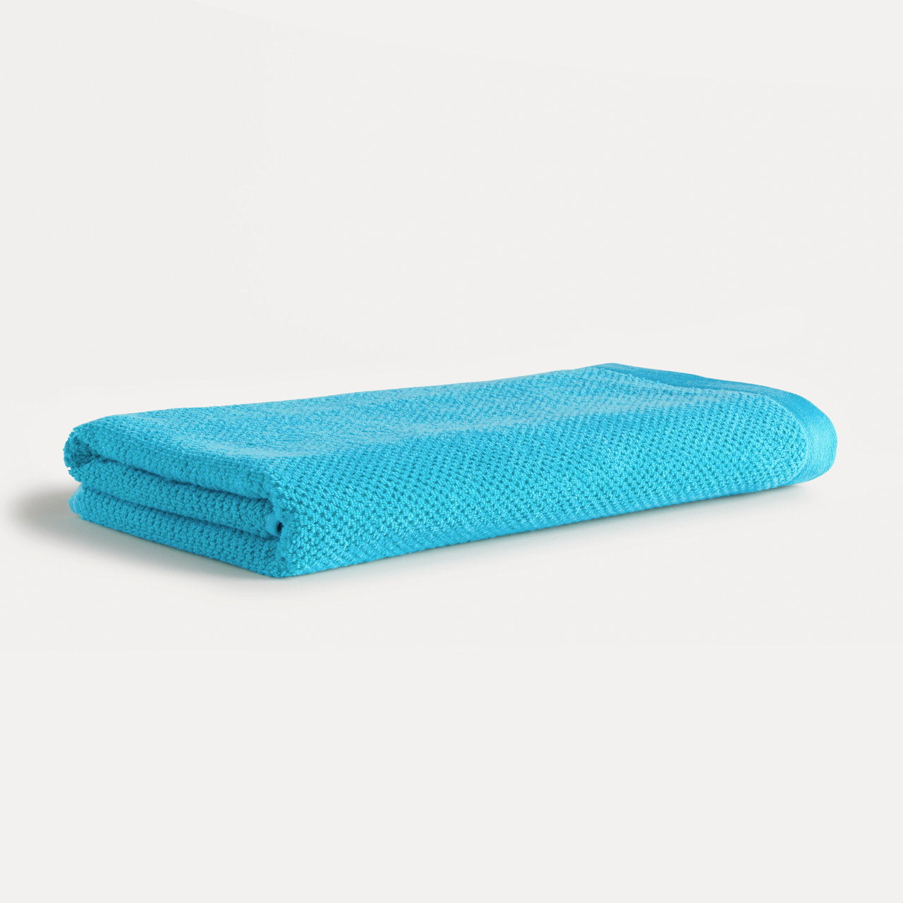 MÖVE Strandtuch Bliss – 80 × 180 cm, Türkis, Baumwolle, 500 g/m²