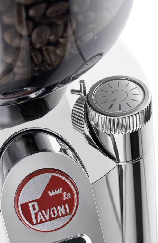la Pavoni Kaffeemühle LPGGRI01EU – 500 g, Scheibenmahlwerk, 310 W – Aluminium