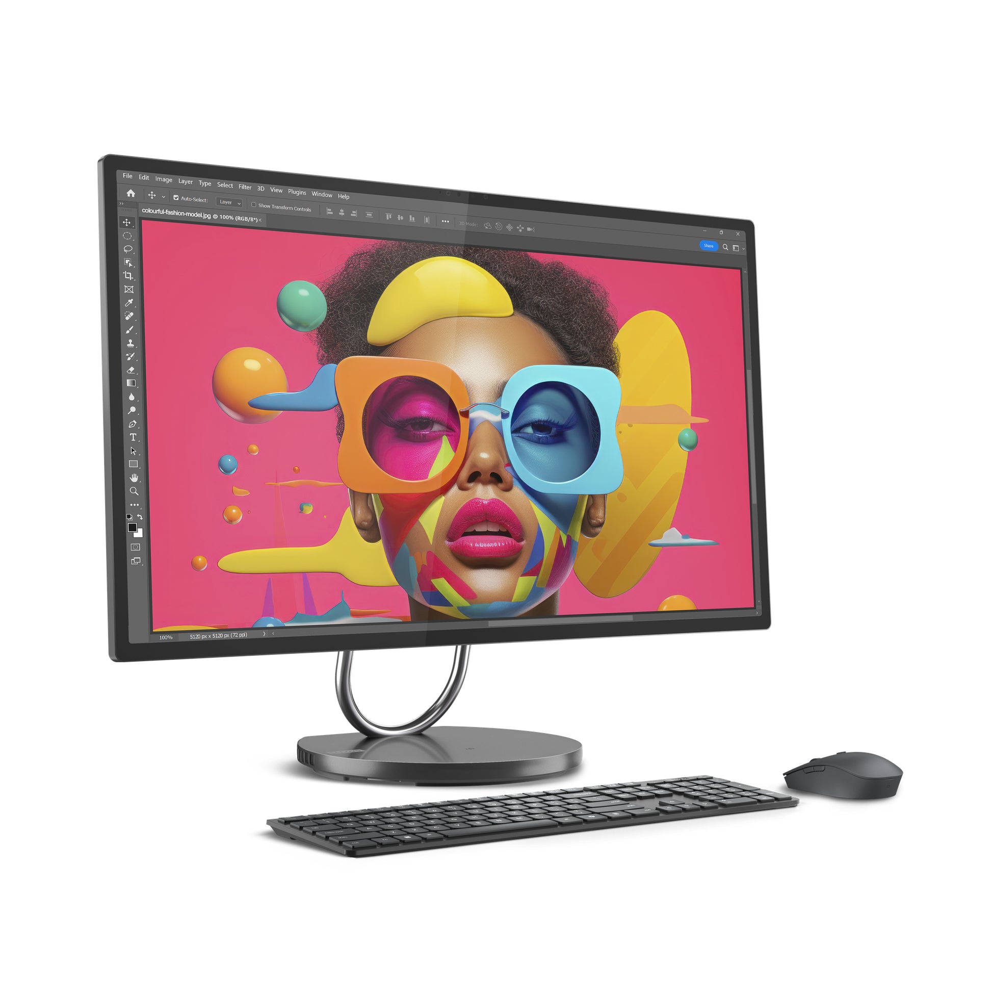 Lenovo Yoga All-in-One – 31,5" 4K, Intel Core Ultra 7 258V, 32 GB RAM, 1 TB SSD, Windows 11 Pro