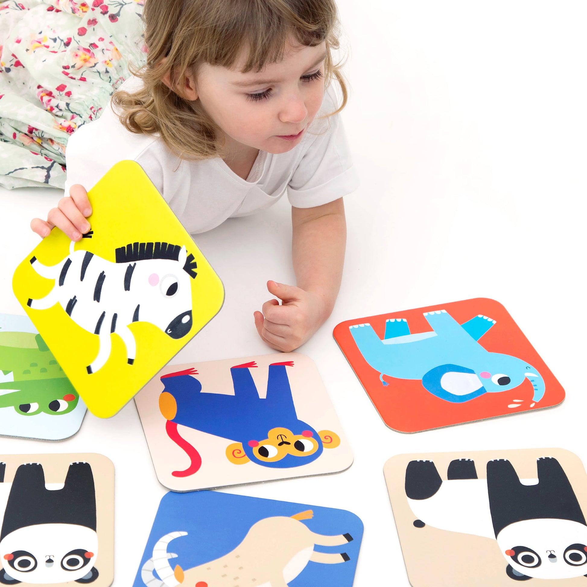 Banana Panda Suuuper Size Memory Wild Animals – Brettspiel, 2–4 Spieler, ab 2 Jahren, 10 Min., mehrsprachig