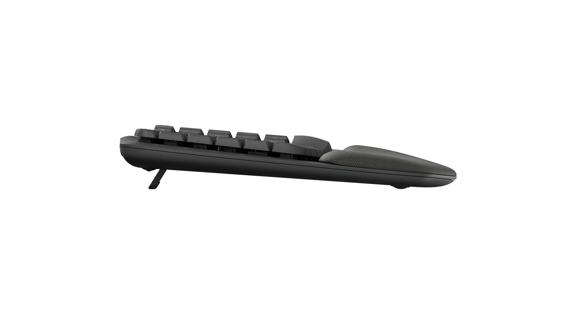 Logitech Wave Keys – Ergonomische Tastatur – Bluetooth & 2,4 GHz (Logi Bolt USB‑A) – mit Handballenauflage