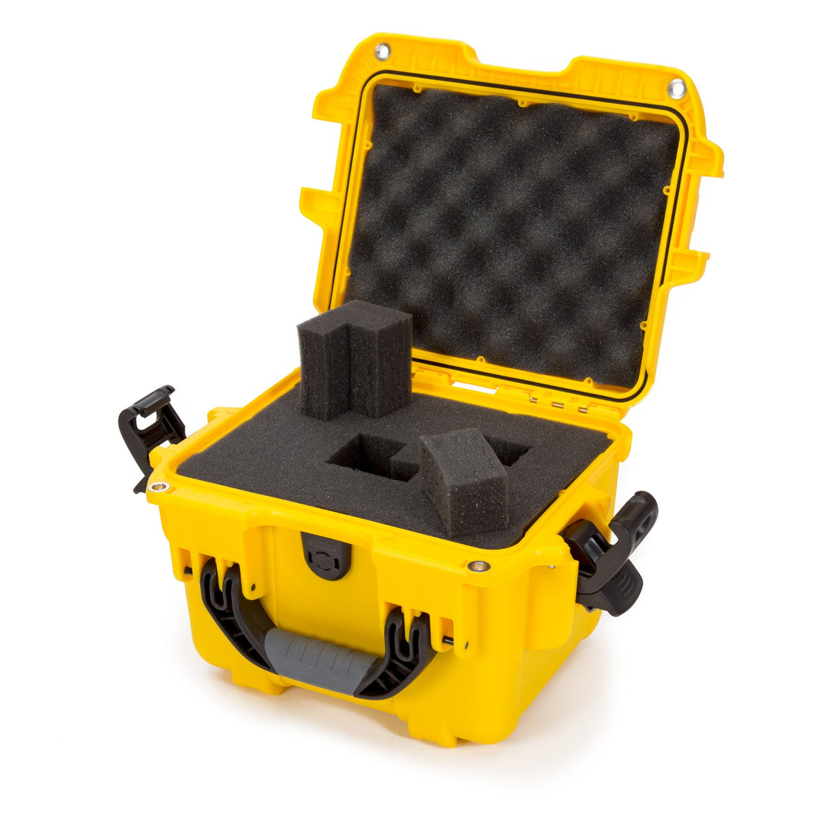 Nanuk Schutzkoffer 908 – 8,7 l, Kunststoff, wasserdicht, gelb, 31,8 × 20,3 × 24,9 cm