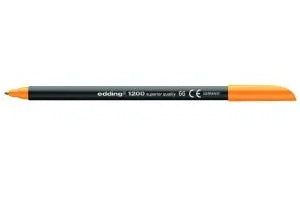 Edding 1200 Filzstift – Rundspitze, 1 mm, wasserbasiert, Neonorange