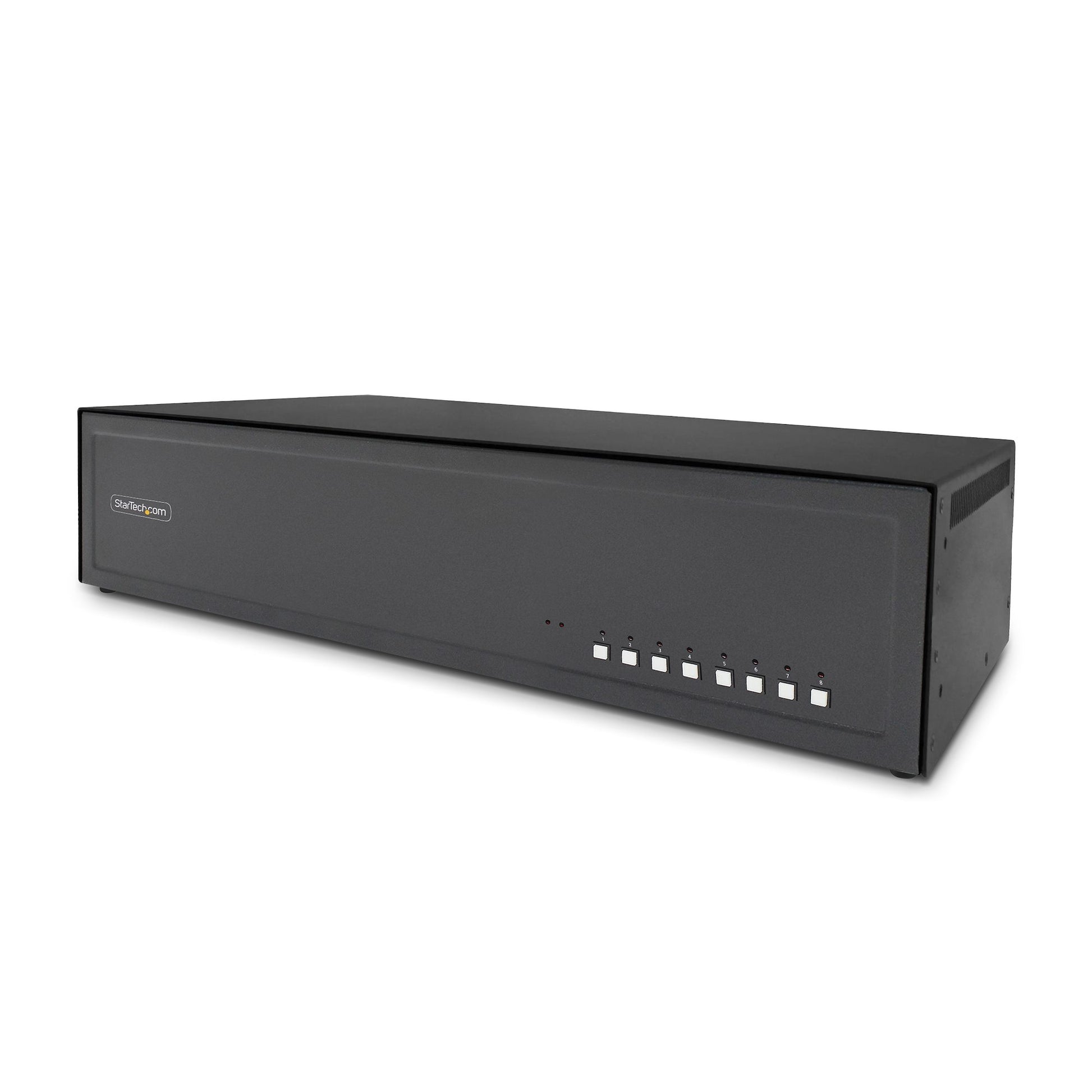 StarTech.com CK4-D208C – 8-Port DVI-I KVM-Switch, Dual-View – 2560 × 1600/60 Hz, USB 2.0-Hub, Audio, Desktop
