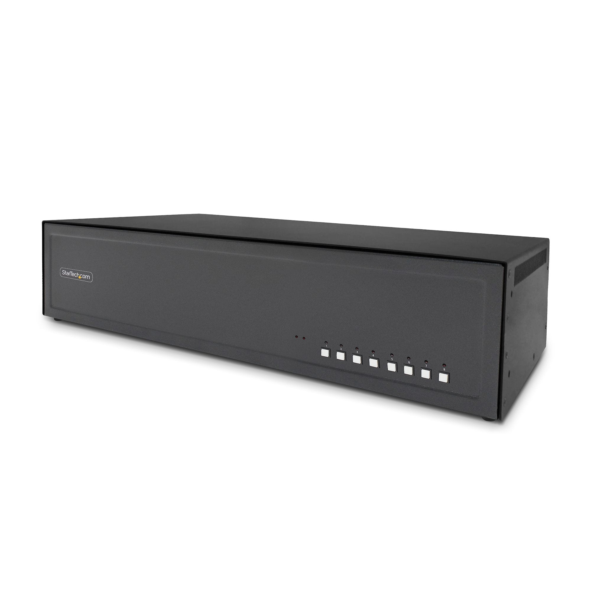 StarTech.com CK4-D208C – 8-Port DVI-I KVM-Switch, Dual-View – 2560 × 1600/60 Hz, USB 2.0-Hub, Audio, Desktop