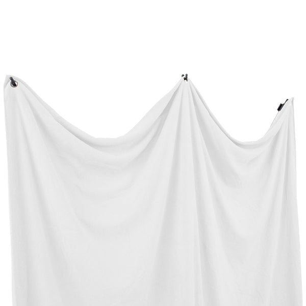 Westcott X-Drop Pro Hintergrundstoff – 2438 × 2438 mm, Polyester, mit Tragetasche – Weiss