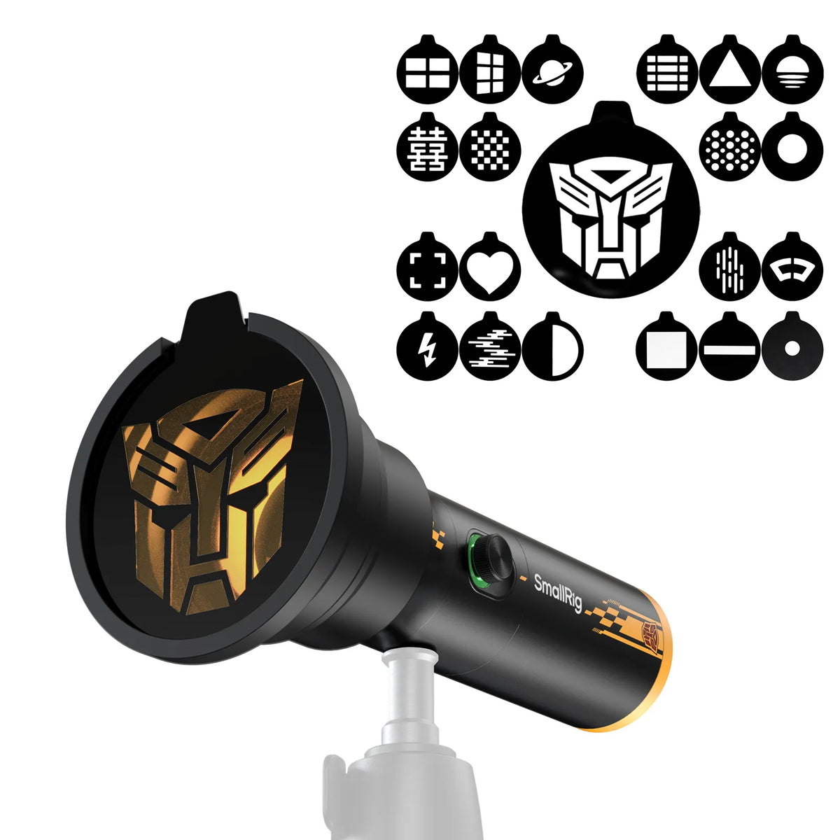 SmallRig RF 10C Fokusierbares LED-Video-Licht – 10 W, Akku – 52 × 154 × 49 mm – 422 g