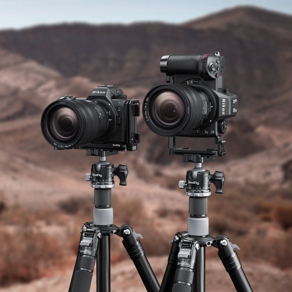 SmallRig 4523 Plattenmontage – für Nikon Z 6III – Schwarz – 147,4 × 64,7 × 90 mm – 1/4"-20, 3/8"-16
