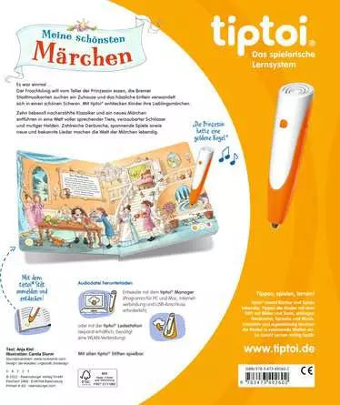 Ravensburger Buch – tiptoi: Meine schönsten Märchen, Hardcover, 24 Seiten, Deutsch, ab 4 Jahren