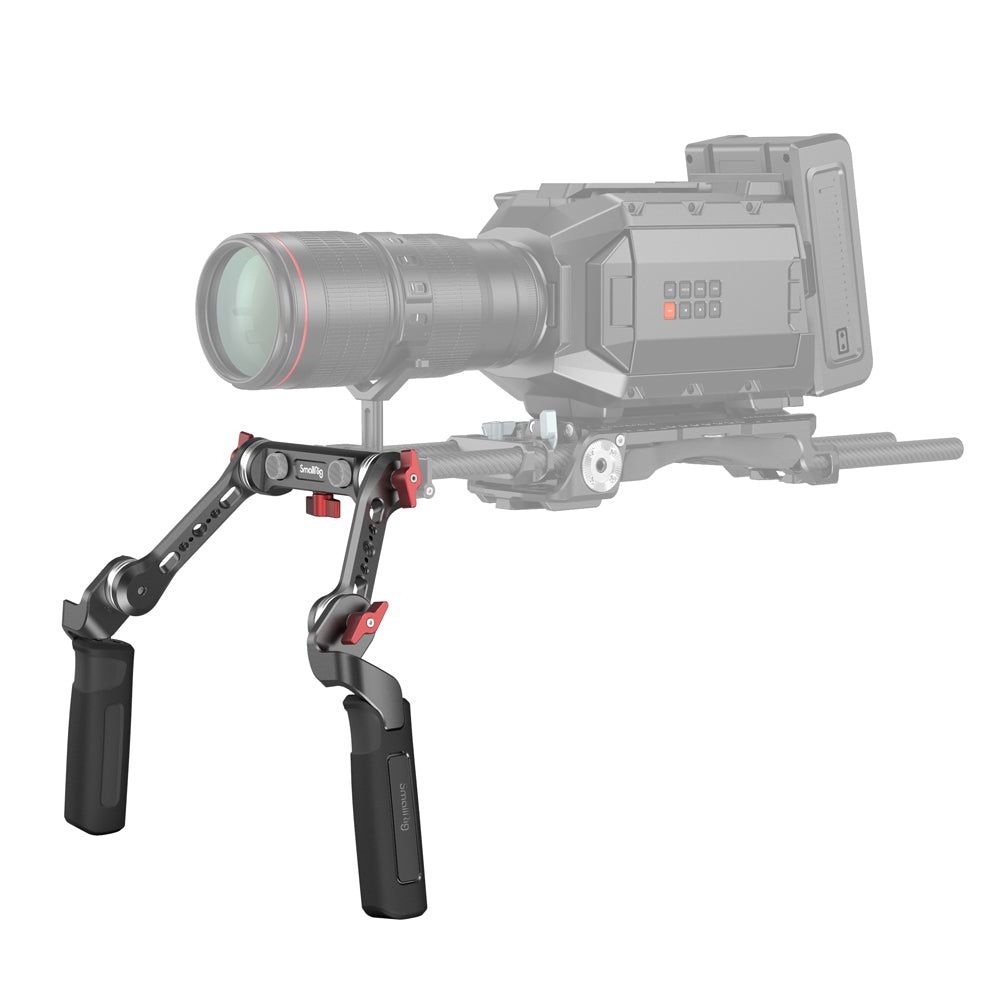 SmallRig 2002F Rosetten-Griffset – für 15 mm Stange, Schulterrig 2002 – Schwarz – 5er-Pack