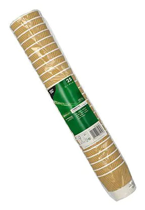 Papstar Trinkbecher Karton, für Heissgetränke – 1 dl Gelb – FSC – 25 Stk.