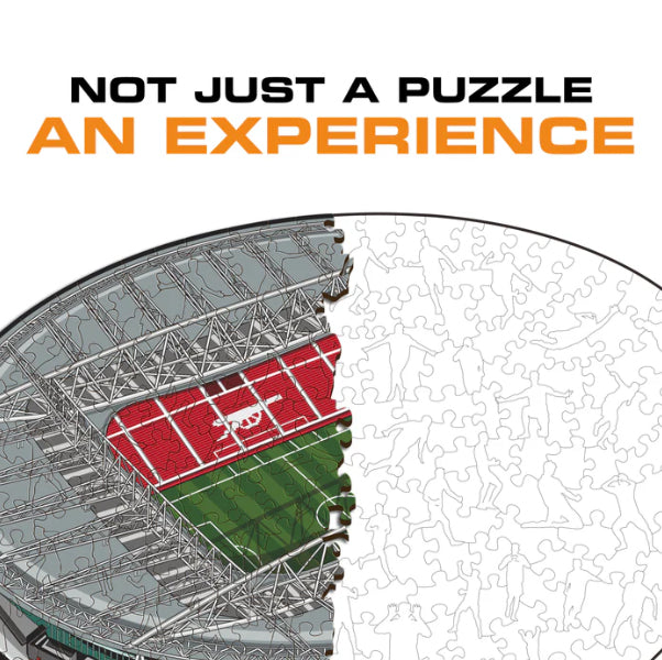 Iconic Puzzles Puzzle Emirates Stadium (Arsenal FC) – 270 Teile – 42 × 30 cm – ab 14 Jahren – Holz – mehrfarbig