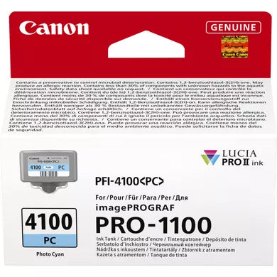 Canon Druckerpatrone – LUCIA PRO II, Foto Cyan, PFI-4100
