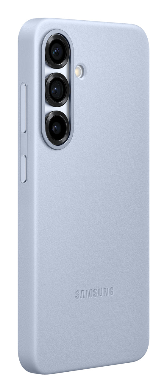 Samsung Backcover – für Galaxy S25 – hellblau – Kunstleder
