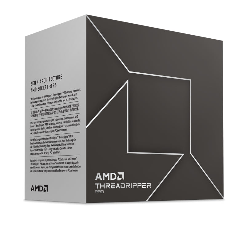 AMD Ryzen Threadripper PRO 7985WX – Prozessor – 64 Kerne/128 Threads, Boost 5,1 GHz, sTR5, DDR5, TDP 350 W