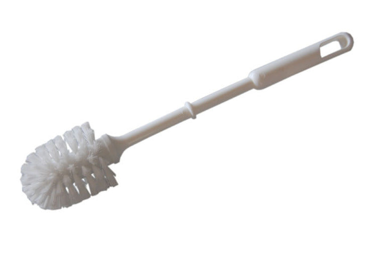 WC-Bürste – Nylon, weiss, kugelförmig, ohne Randreinigerbürste, H 36,5 cm