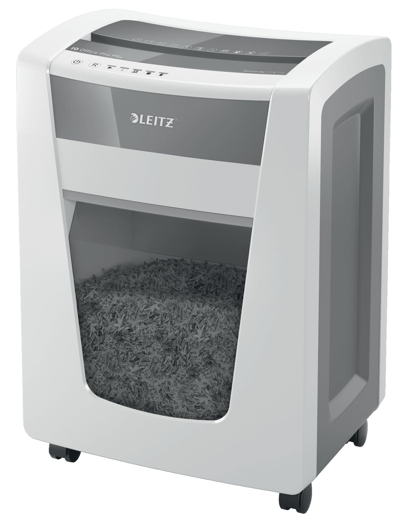 Leitz IQ Office Pro – Aktenvernichter, DIN P-5, Super-Mikroschnitt 2 × 5 mm, 7 Blatt, 30 l, A4