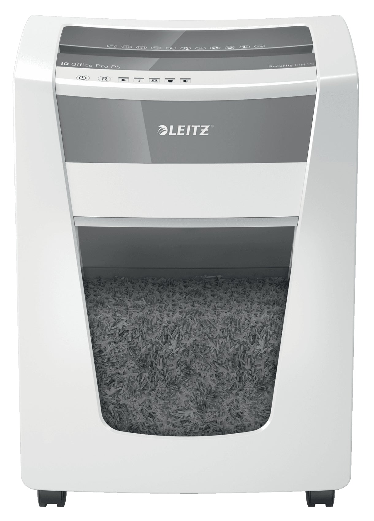 Leitz IQ Office Pro – Aktenvernichter, DIN P-5, Mikroschnitt 2 × 15 mm, 15 Blatt, 30 l