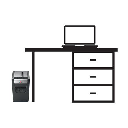 Rexel Momentum X410-SL – Aktenvernichter, DIN P-4, Partikelschnitt 4 × 28 mm, 10 Blatt, 23 l, A4
