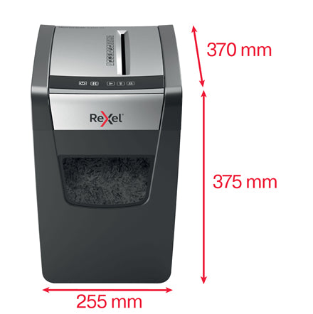 Rexel Momentum X410-SL – Aktenvernichter, DIN P-4, Partikelschnitt 4 × 28 mm, 10 Blatt, 23 l, A4