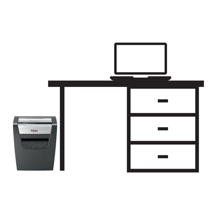Rexel Momentum X312 – Aktenvernichter, DIN P-3, Partikelschnitt 5 × 42 mm, 12 Blatt, 23 l, A4