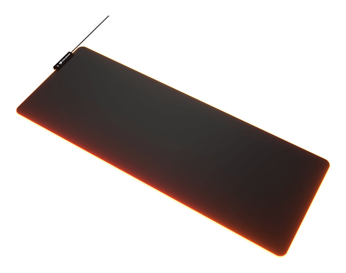 COUGAR Gaming COUGAR NEON X – Gaming-Mauspad – 800 × 300 mm, RGB, Stoff & Gummi, Schwarz