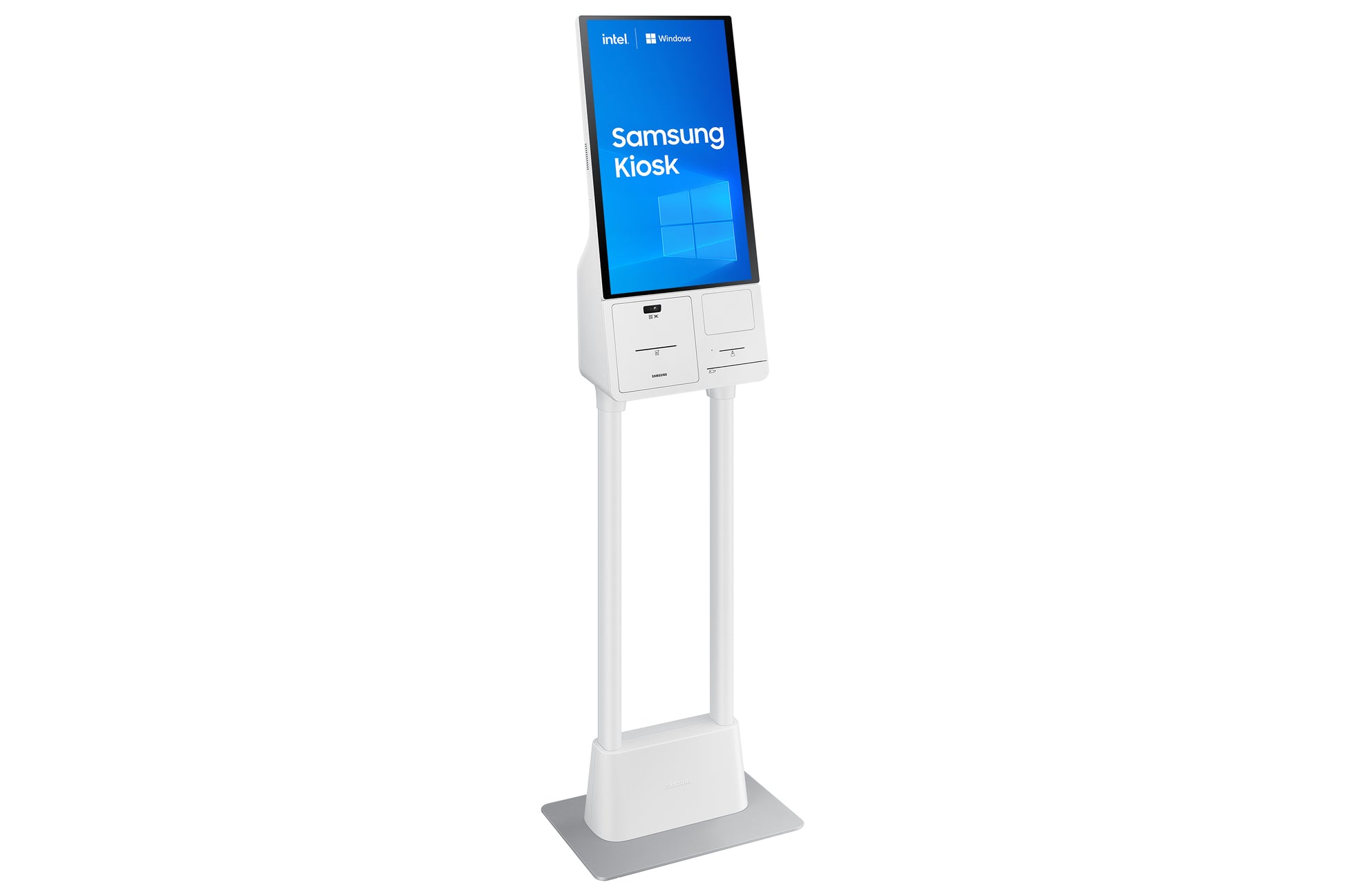 Samsung KM24C – Kiosk-Terminal 24" (16:9) FHD (1920×1080) – Windows – PCAP-Touch, weiss