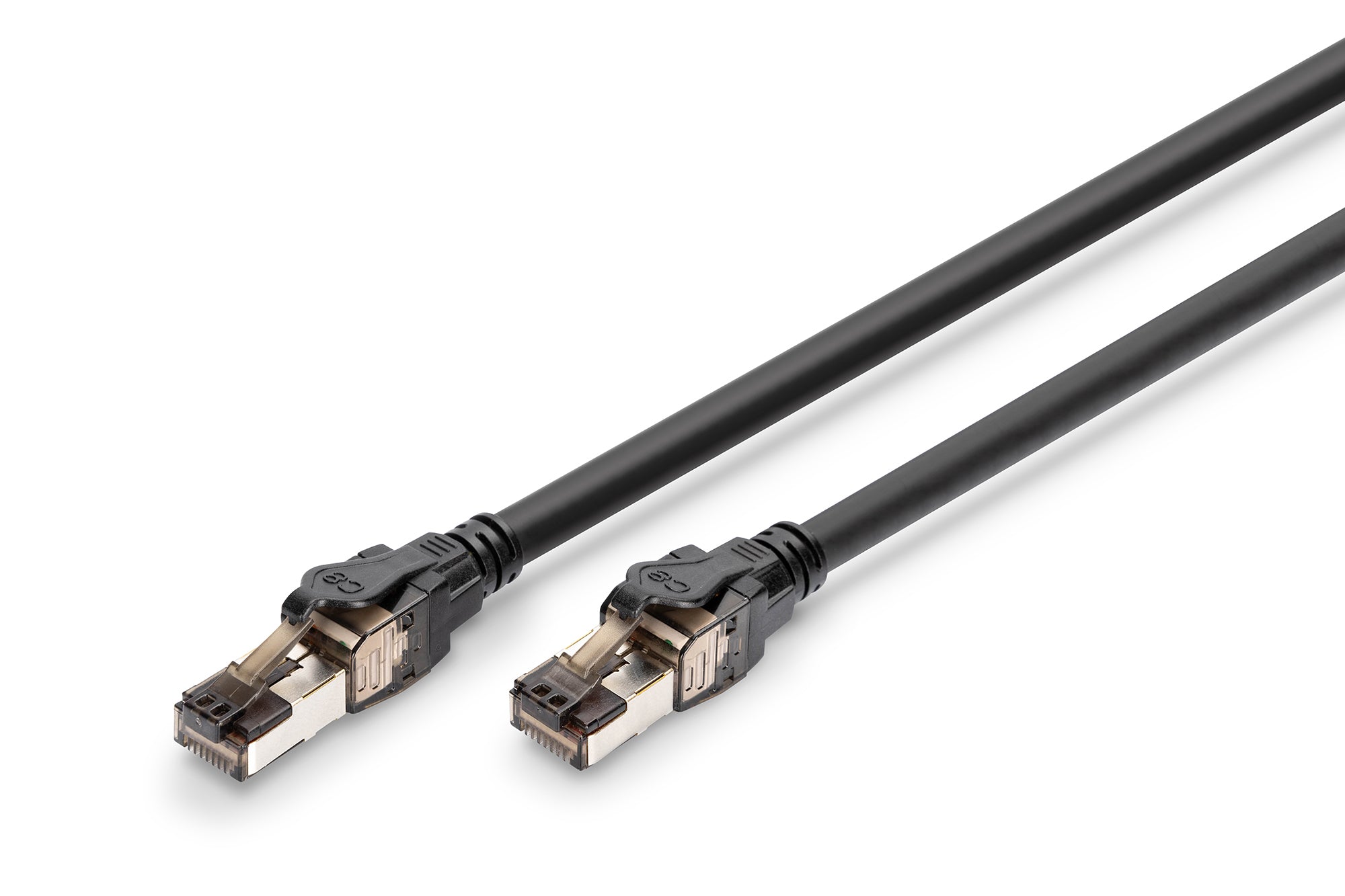 Digitus CAT 8.1 Patchkabel – 5 m, Schwarz, Geschirmt