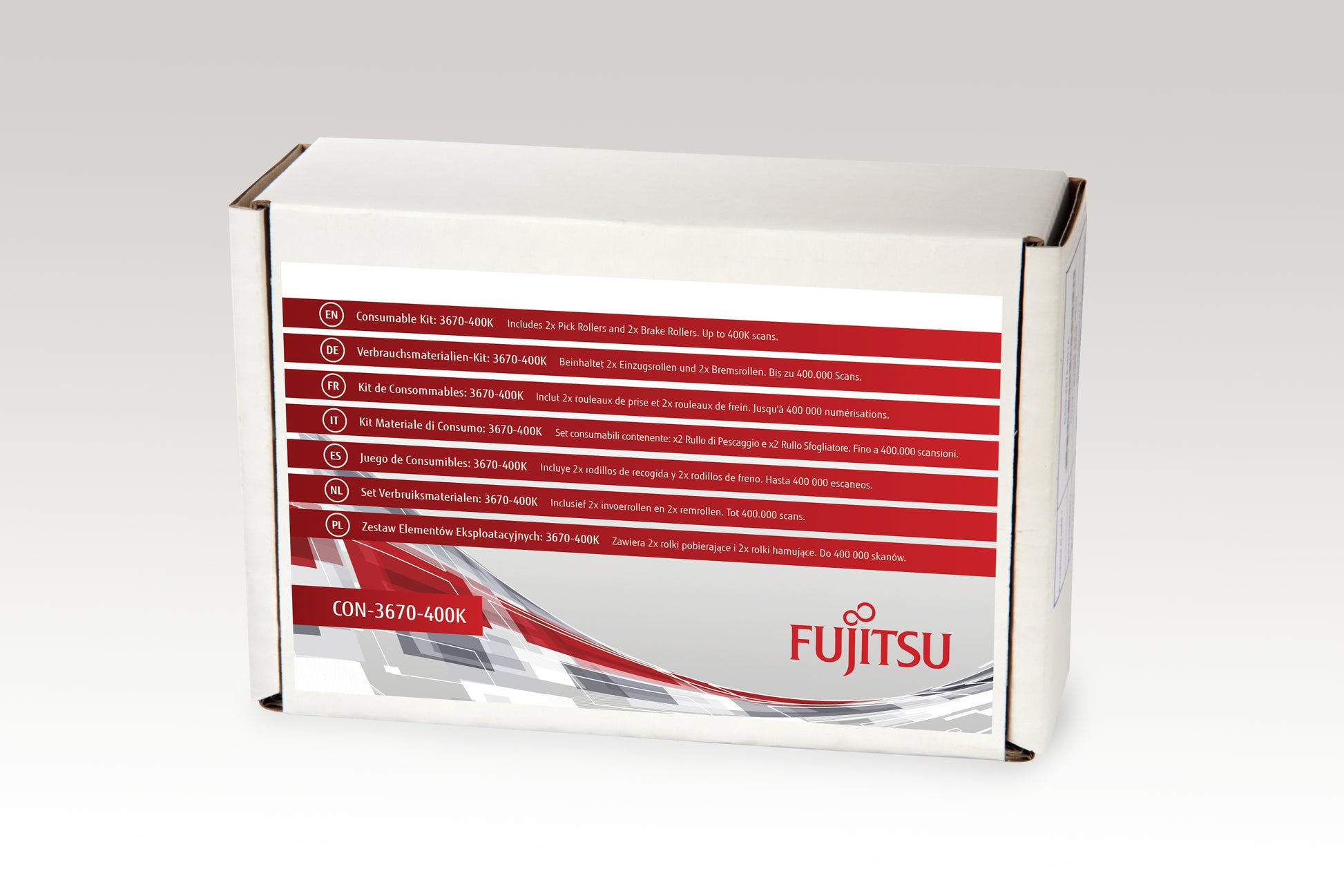 Fujitsu Wartungskit – für fi-7140, fi-7240, fi-7160 und andere – 400'000 Seiten