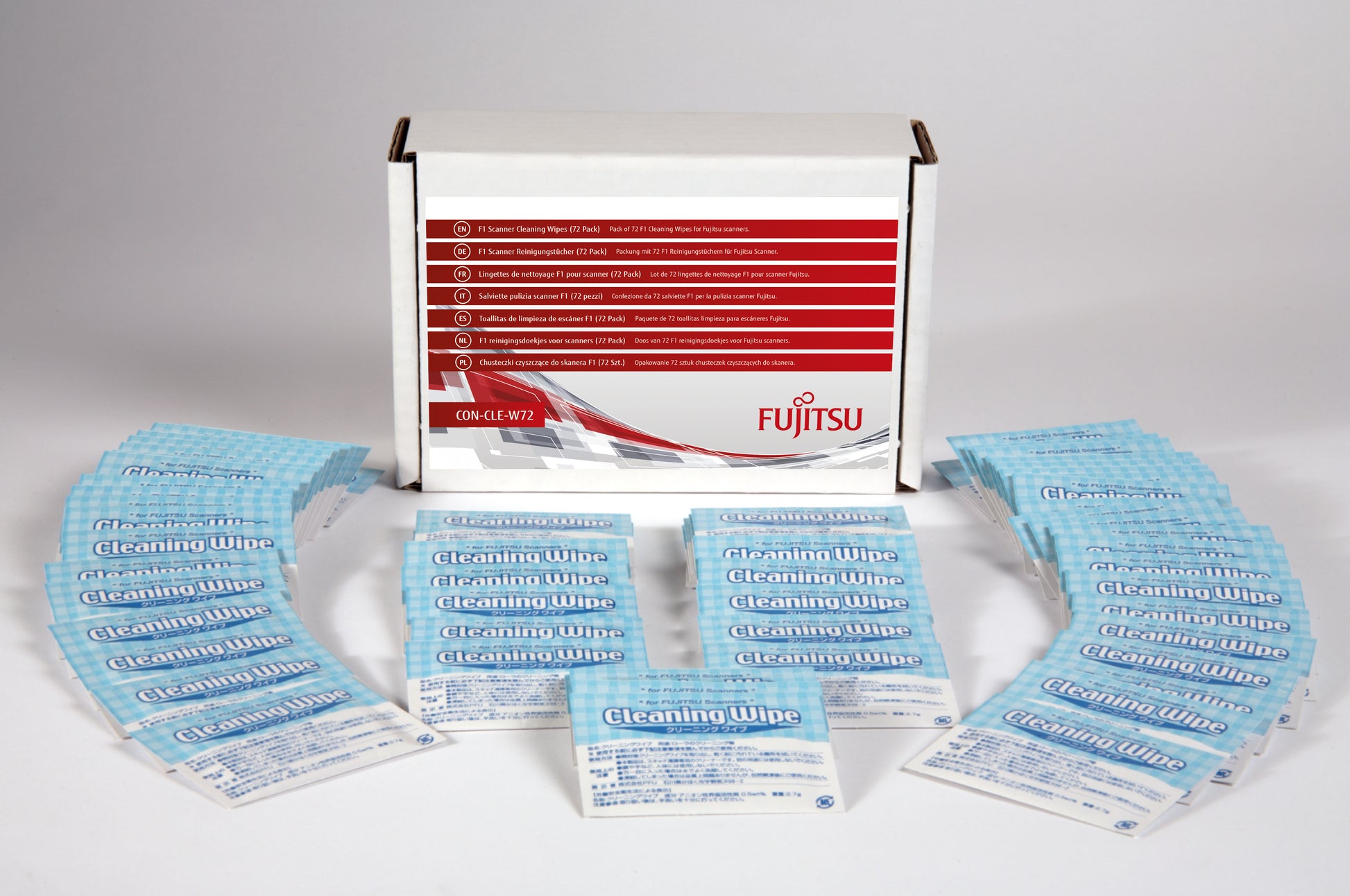 Ricoh F1 Reinigungstücher 72er-Pack, mehrfarbig – für fi-5015C/fi-6110/fi-7140 und andere