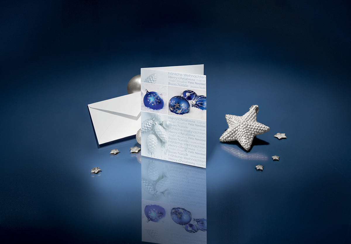 Sigel Grusskarte Seasons Greetings – A6 (105 × 148 mm) – mit Umschlägen, für Inkjet/Laser/Kopierer, 25er Pack