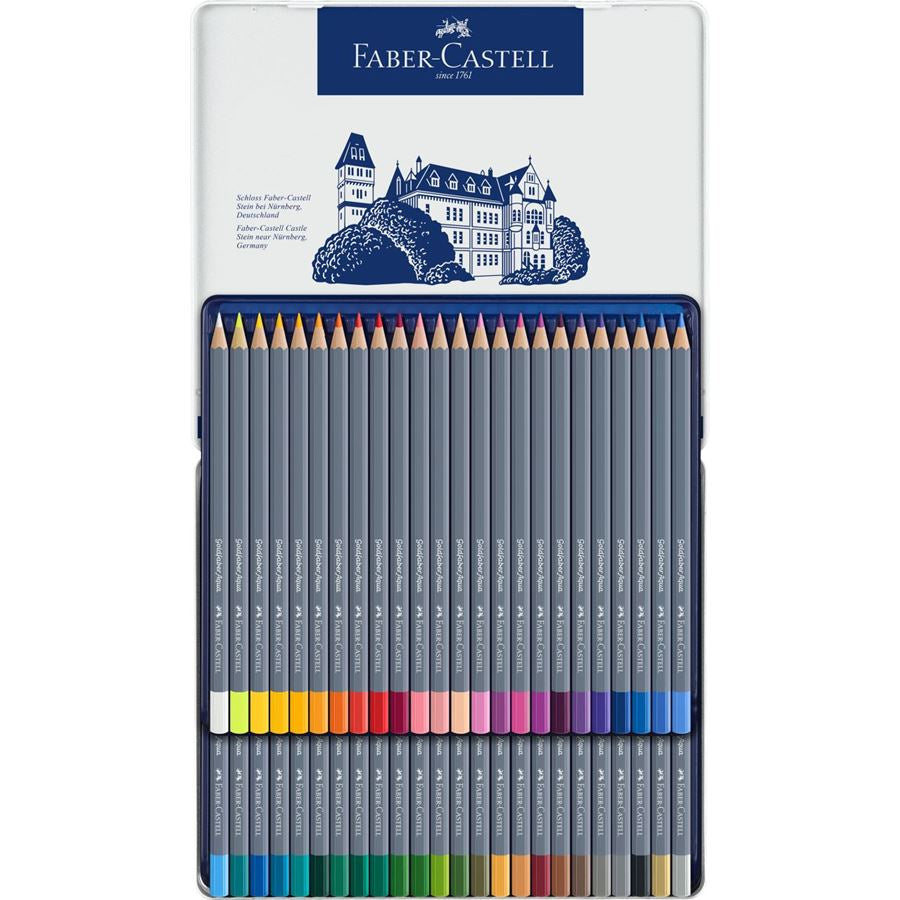 Faber-Castell Aquarellfarbstifte Goldfaber Aqua – 48 Farben