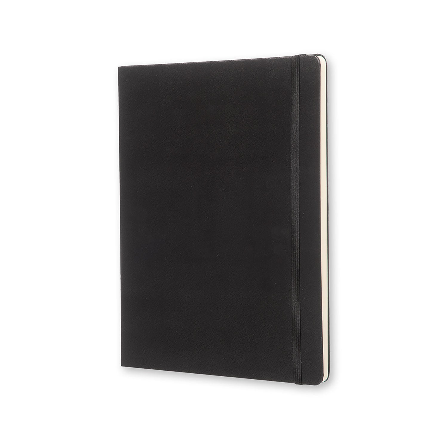 Moleskine Notizbuch – 190 × 250 mm – liniert – 70 g/m² – Hardcover, Gummiband, Einstecktasche, schwarz, FSC