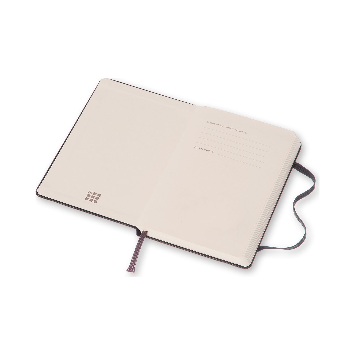 Moleskine Notizbuch, 90 × 140 mm, punktkariert, Leimbindung, Hardcover, 192 Seiten, 70 g/m² – schwarz