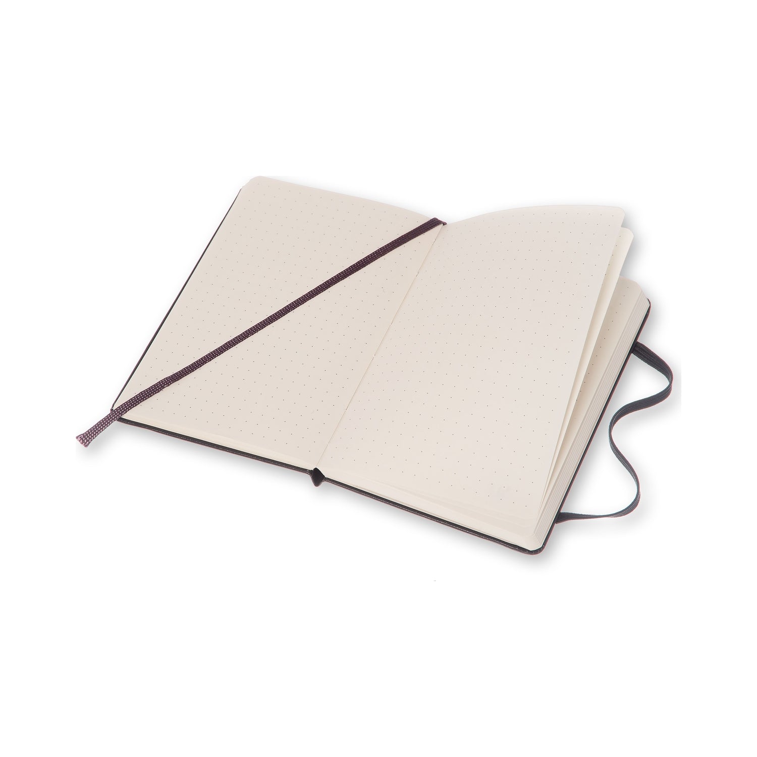 Moleskine Notizbuch, 90 × 140 mm, punktkariert, Leimbindung, Hardcover, 192 Seiten, 70 g/m² – schwarz