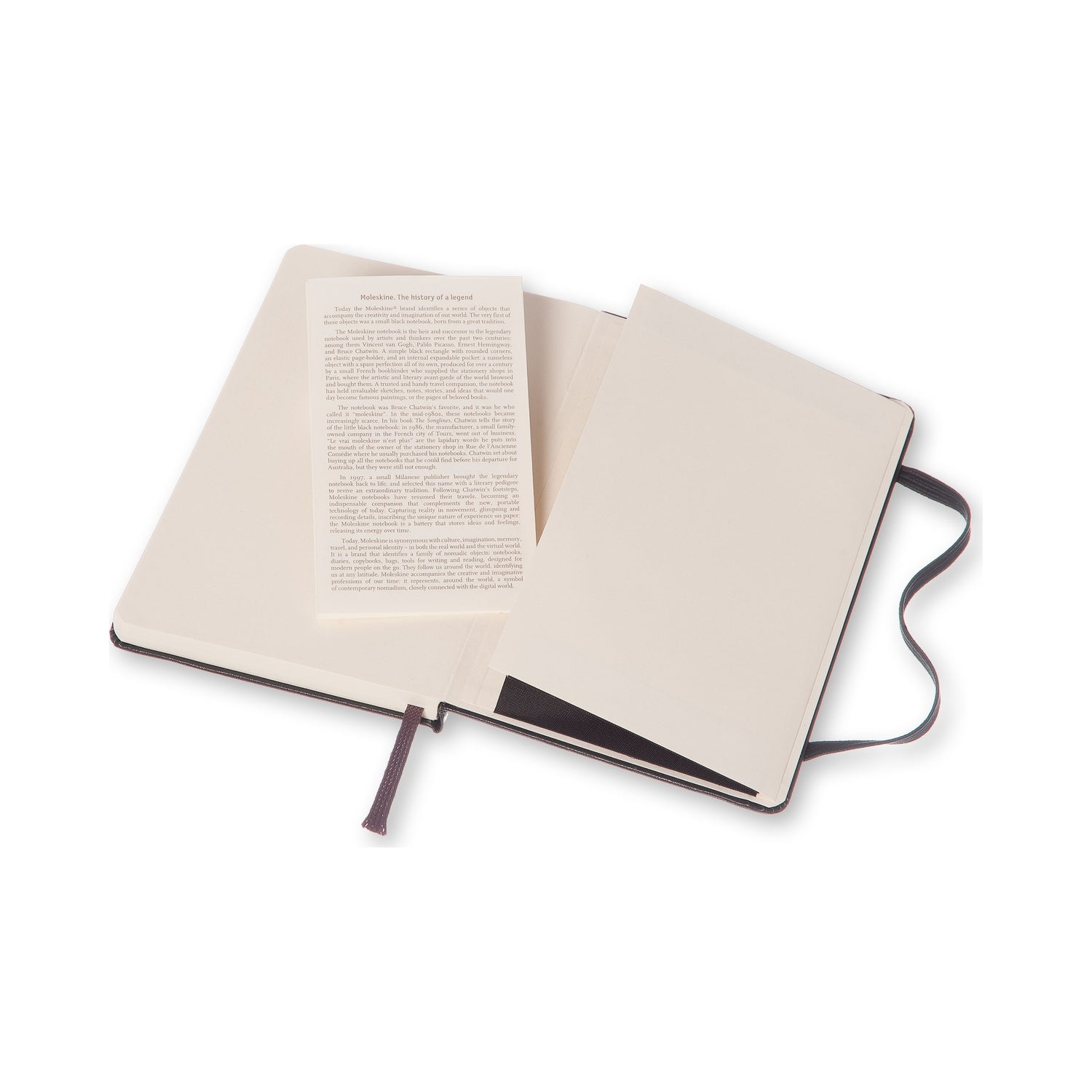 Moleskine Notizbuch – 90 × 140 mm – liniert – 70 g/m² – Hardcover, Gummiband, Einstecktasche – schwarz – FSC
