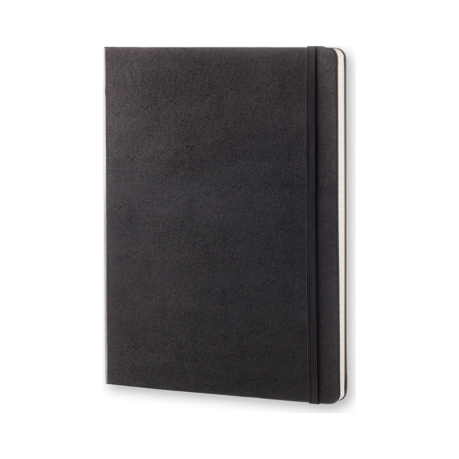 Moleskine Notizbuch – 190 × 250 mm – kariert – 70 g/m² – Hardcover, Gummiband, Tasche, schwarz, FSC