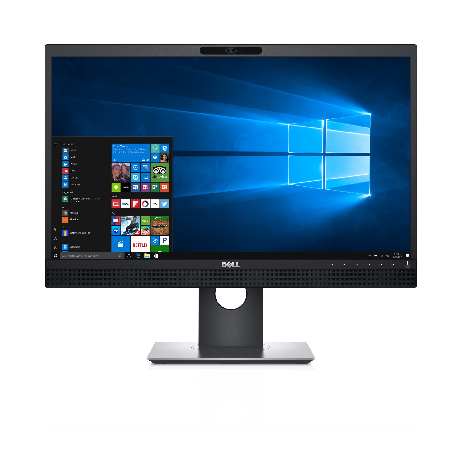 DELL P2418HZm 23.8, 1920 x 1080 (Full HD), IPS, Webcam