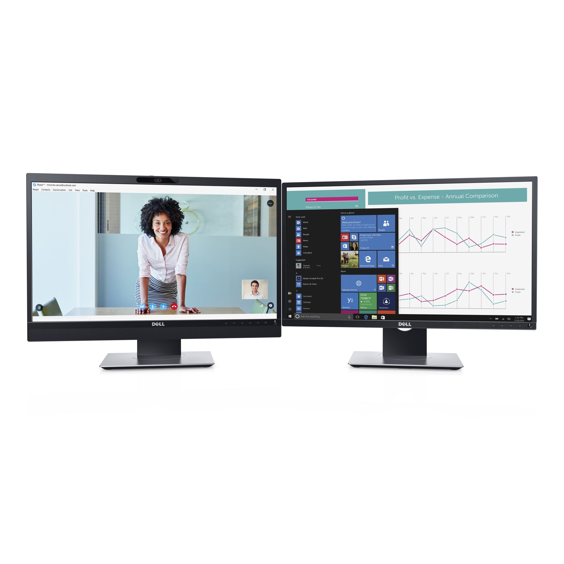 DELL P2418HZm 23.8, 1920 x 1080 (Full HD), IPS, Webcam